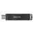 STICK 128GB USB 3.1 SanDisk Ultra Type-C black