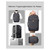 inateck Notebook-Rucksack 14" BP03006-14 black