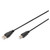 DIGITUS USB 2.0 Anschlusskabel Typ A -B St/St 3.0m sw