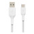 Belkin USB-C/USB-A Kabel ummantelt, 1m, weiß