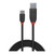 LINDY USB 3.1 Kabel Typ A/C 3A Black Line M/M 1.5m