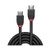 LINDY HDMI Kabel 8K60Hz, Black Line 1m