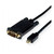ROLINE Kabel Mini DisplayPort-VGA Mini DP ST - VGA ST schwarz 3m