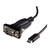 VALUE USB - Seriell Konverter-Kabel Typ C - RS232 schwarz 1,8m