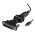 VALUE USB - Seriell Konverter-Kabel Typ C - RS232 schwarz 1,8m