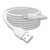 DIGITUS USB 2.0 Kabel Typ A-Lightning Silikon 2m MFI weiß