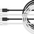 32391, Essentials Sync Charge Cable USB-C to USB-C 60W 100cm - 2 Pack - Black White