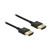 DELOCK Kabel High Speed HDMI mit Ethernet - HDMI-A Stecker  HDMI-A Stecker 3D 4K 1 m Slim Premium