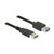 DELOCK USB Verl. USB3.0 A - A St/Bu 2.00m schwarz