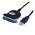 ROLINE USB Konverter Kabel USB nach IEEE 1284 schwarz 1.8m