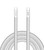 30277, SoftTouch USB-C to C cable 100W 120 cm - White