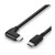 LINDY USB 2.0 Typ C Kabel, 90° gewinkelt 1m