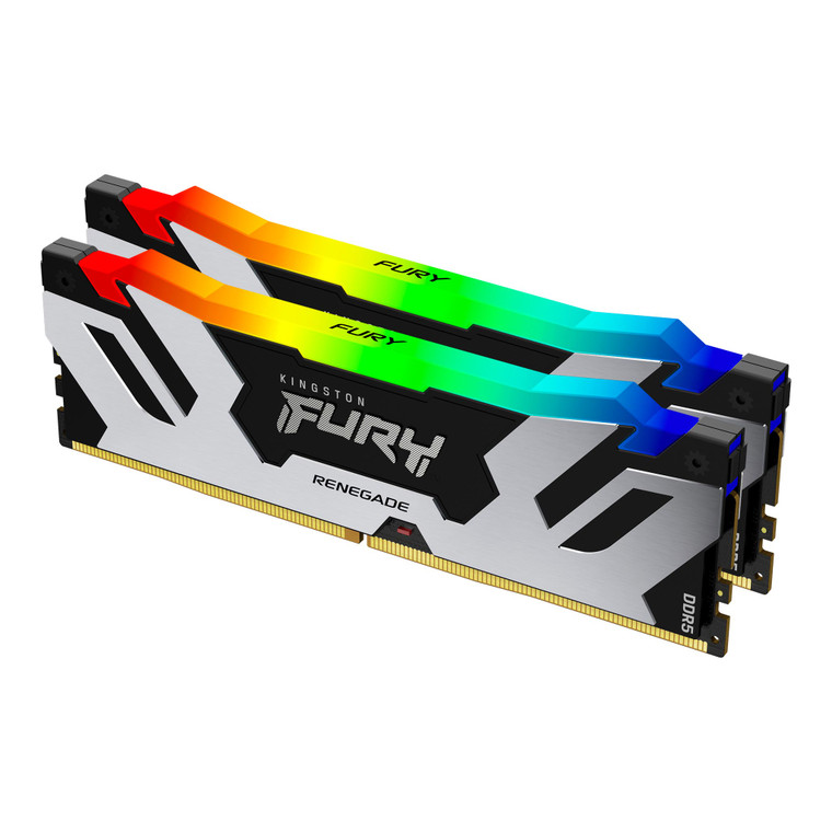 KF564C32RSAK2-64, 64GB 6400MT/s DDR5 CL32 DIMM (Kit of 2) FURY Renegade RGB XMP