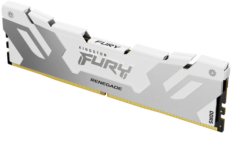 KF576C38RW-16, 16GB 7600MT/s DDR5 CL38 DIMM FURY Renegade White XMP