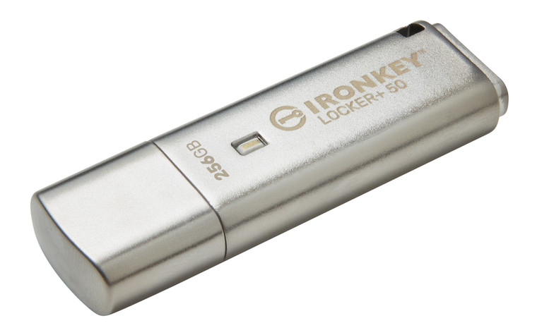 IKLP50/256GB, 256GB IronKey Locker Plus 50 AES Encryption, USBtoCloud