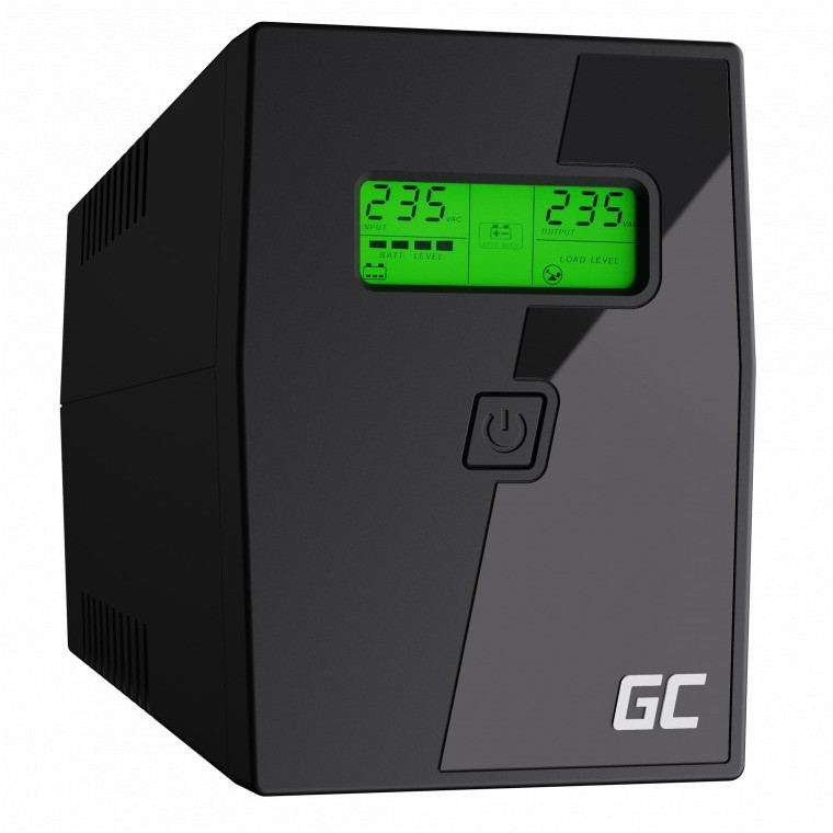 Green Cell 800VA 480W Überspannungsschutz 230V Black