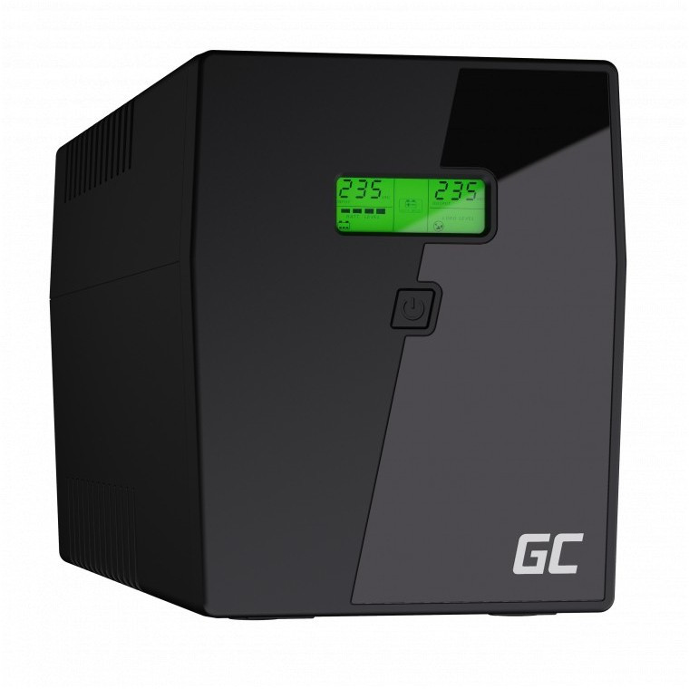 Green Cell 2000VA 1200W Überspannungsschutz 230V Black