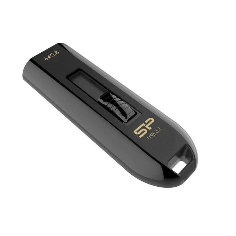 SP064GBUF3B21V1K, 64GB USB 3.2 Gen 1 Blaze B21 Black