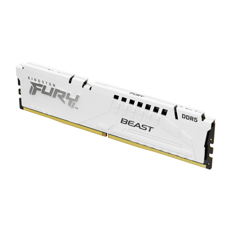 KF560C30BW-16, 16GB 6000MT/s DDR5 CL30 DIMM FURY Beast White XMP