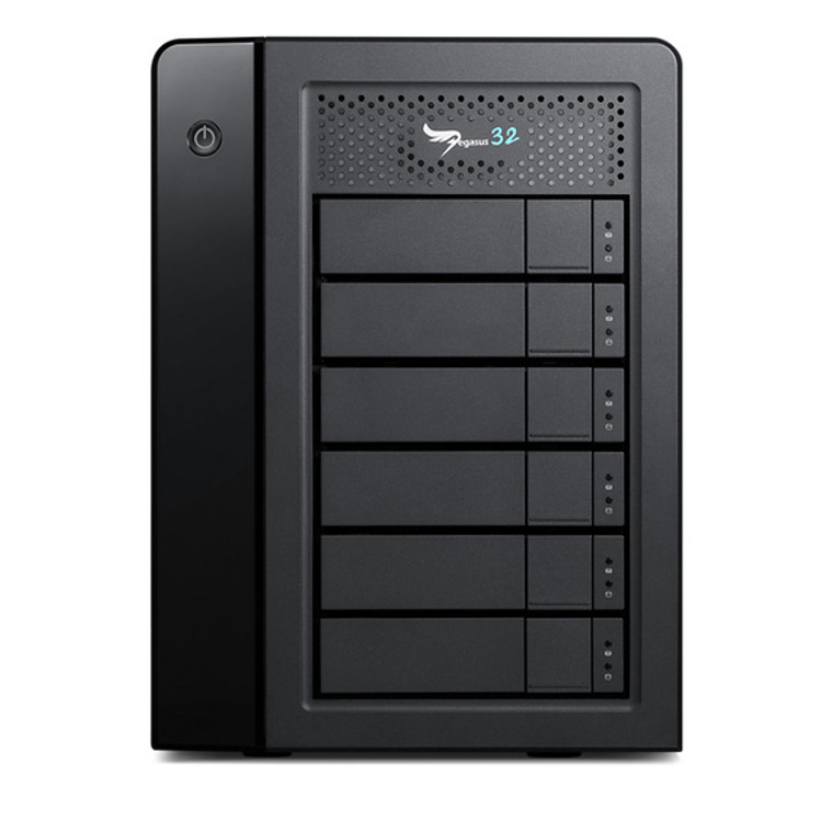 F40P2R600000003 Pegasus32 R6 - 48TB (6 x 8TB SATA) RAID System with 0.7M cable