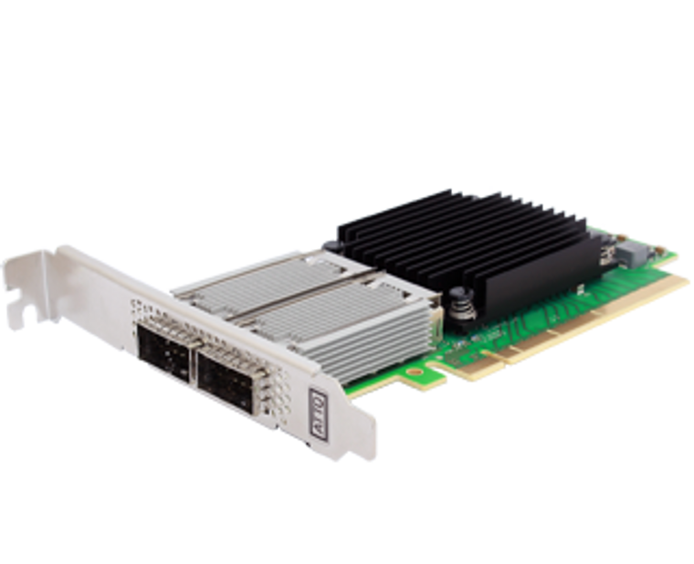 FFRM-N312-000, Dual Channel 10/25/40/50/100GbE x16 PCIe 3.0, Low Profile, Integrated QSFP28