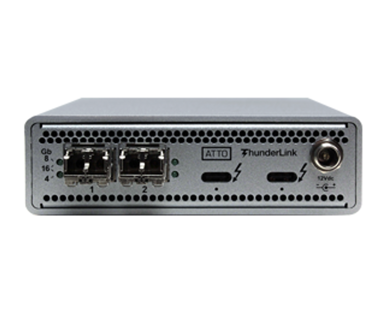 TLFC-3162-L00, Dual 40Gb Thunderbolt to Dual 16Gb Fibre Channel Adapter, LC Long Range Single Mode SFP+ included