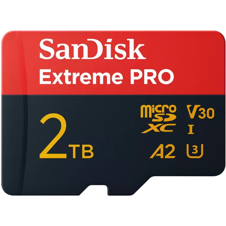 CARD 2TB SanDisk Extreme PRO microSDXC UHS-I V30 A2 Class U3 CARD 2TB SanDisk Extreme PRO microSDXC UHS-I V30 A2 Class U3