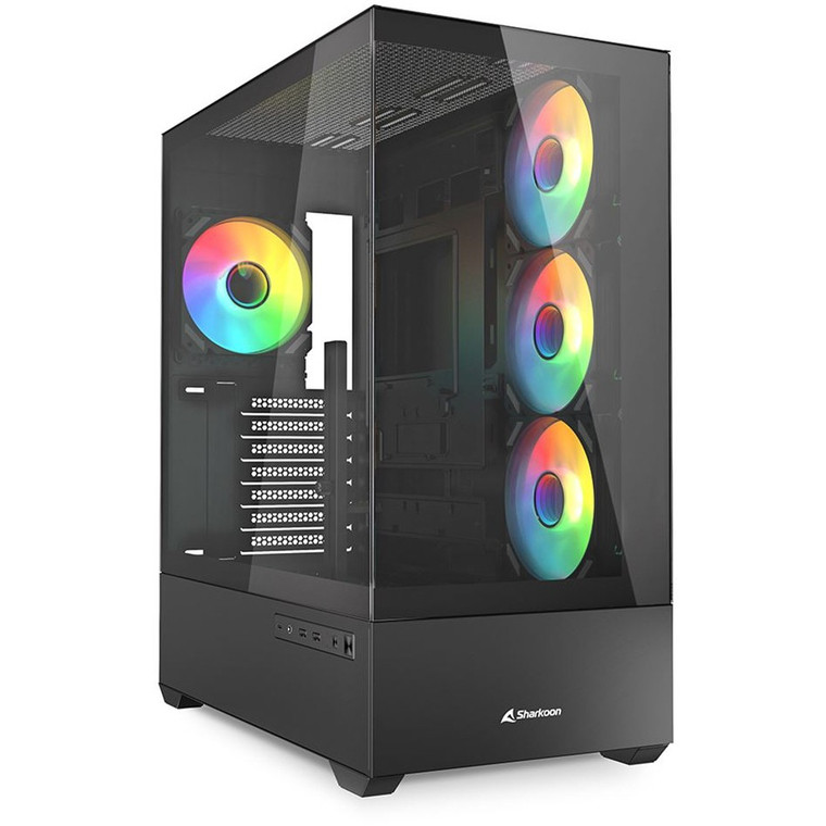 Sharkoon AK6 RGB ATX 1xGlas Black Sharkoon AK6 RGB ATX 1xGlas Black