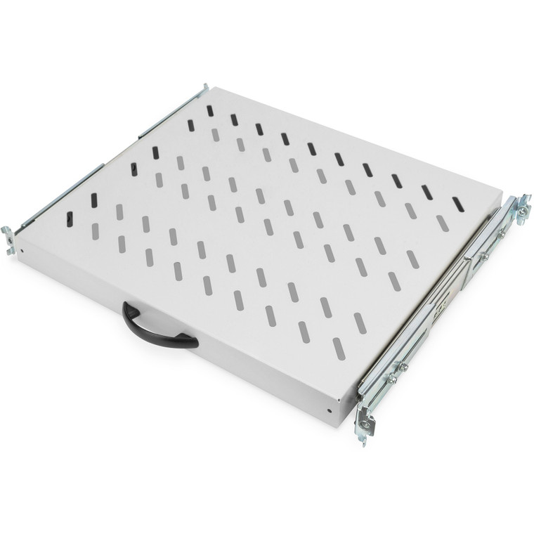 DIGITUS Fachboden 1HE 30x483x385mm bis 25kg grau ausziehbar