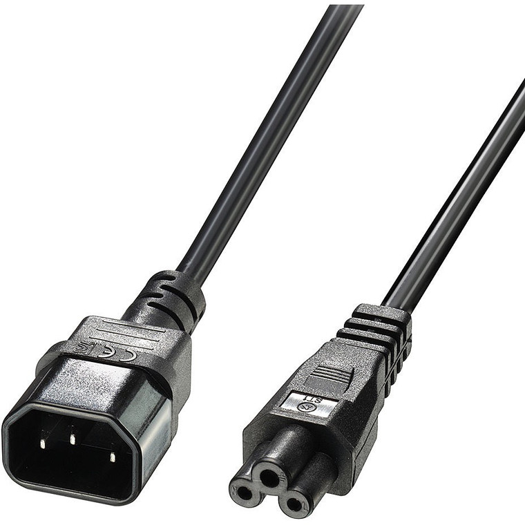 LINDY IEC-Netzkabel C14 an C5 3m