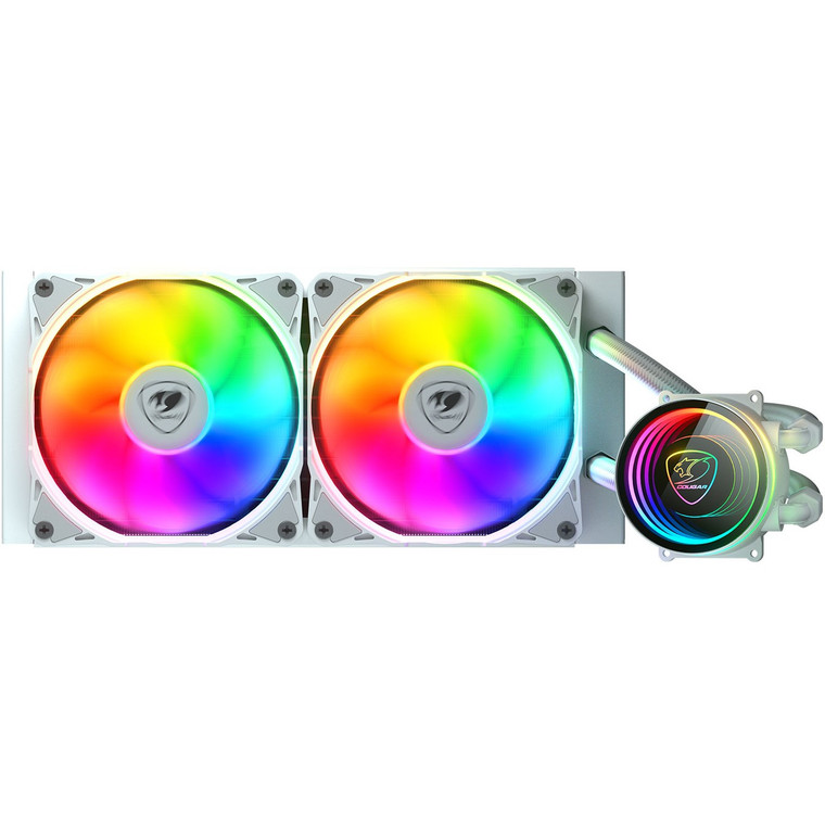 K COUGAR CPU Wasserkühlung Poseidon Elite 240, ARGB Weiß