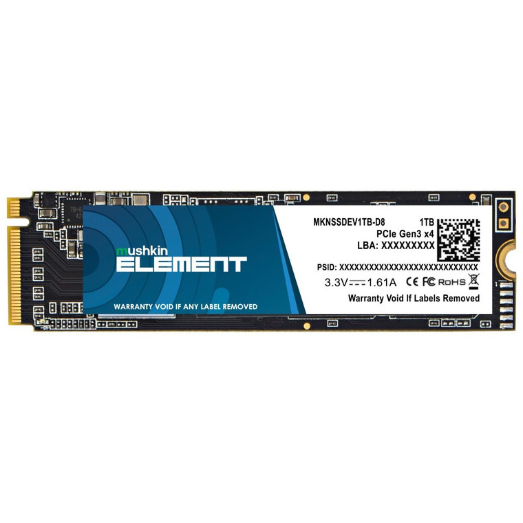 M.2 1TB Mushkin Element NVMe PCIe3.0 x 4 M.2 1TB Mushkin Element NVMe PCIe3.0 x 4