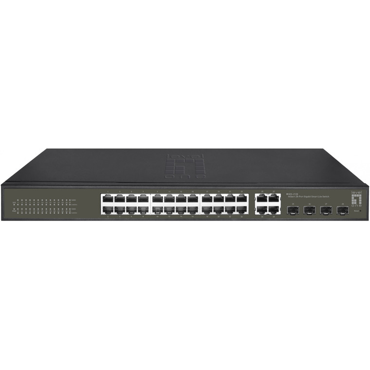 Switch 24x GE GES-2128 4xGE 4xGSFP 19" Hilbert