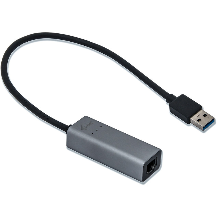 D I-TEC USB 3.0 Metal Gigabit Ethernet Adapter 1x USB 3.0 auf RJ-45 LED-Anzeige fuer Notebook Tablet PC Windows Mac Linux Androi