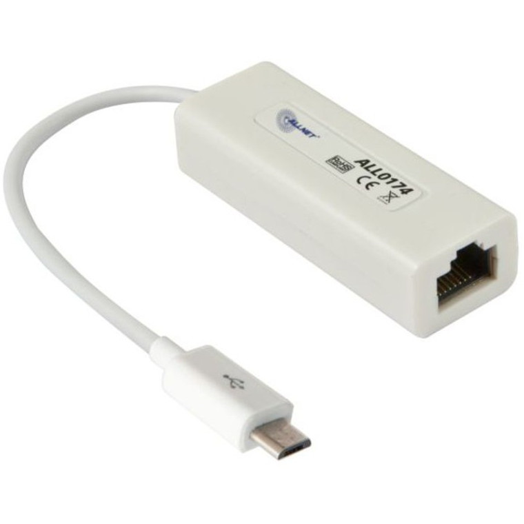 ALLNET Micro USB 2.0 - Fast Ethernet RJ45 Netzwerkkarte ALL0174 ALLTRAVEL