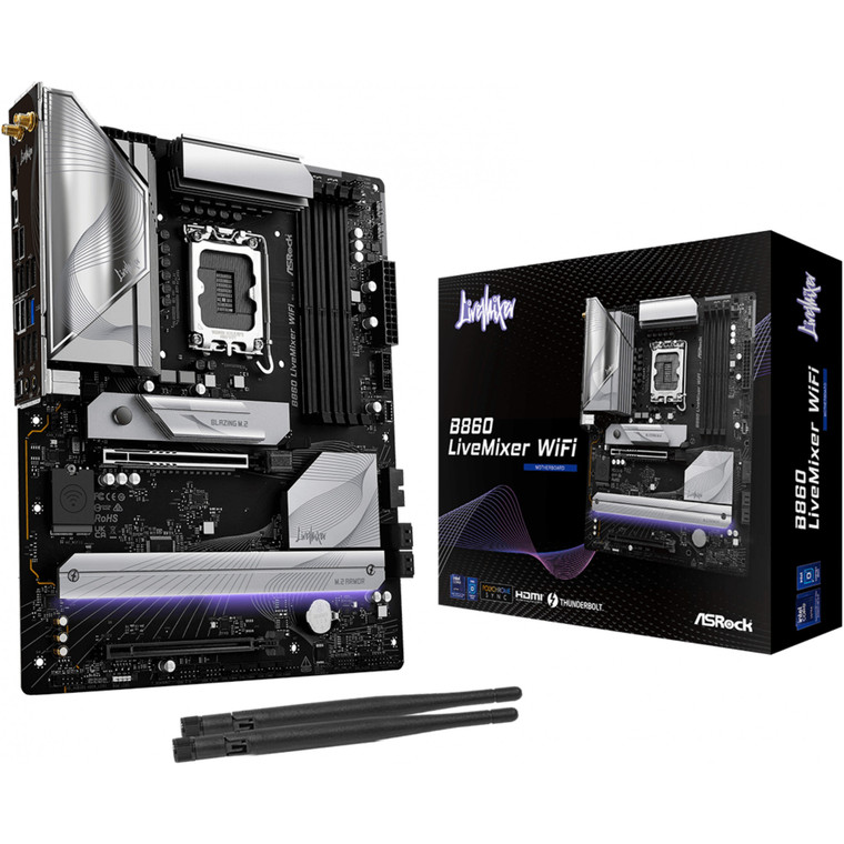 LGA1851 ASROCK B860 LiveMixer WiFi LGA1851 ASROCK B860 LiveMixer WiFi