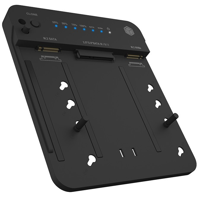 ICY BOX Dockingstation 6.4cm (2.5) & SATA & M.2 NVMe - USB 3.2