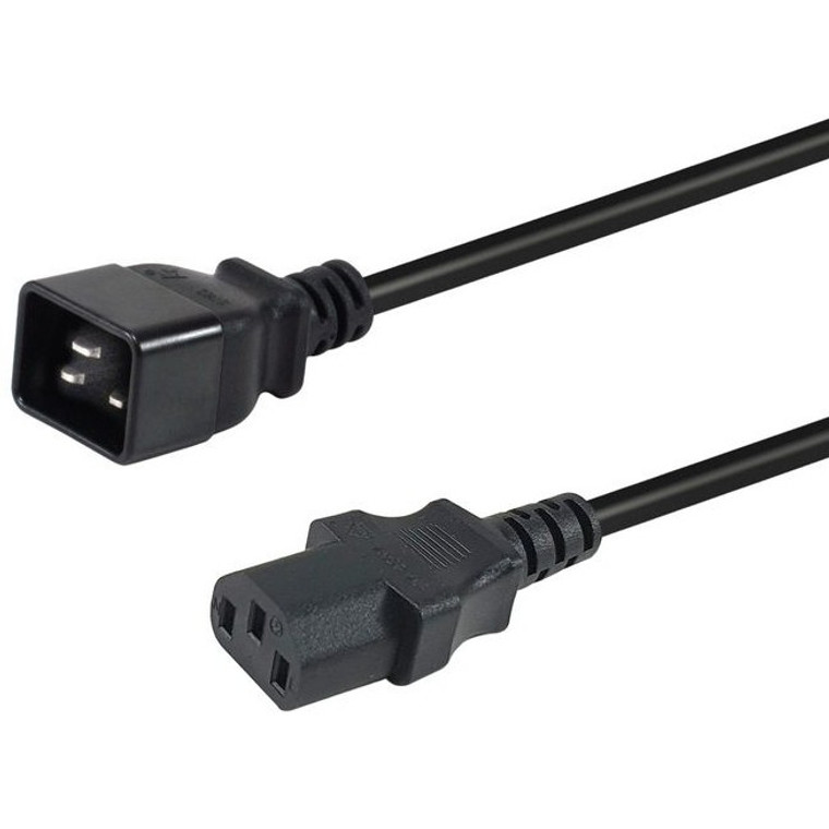 Equip Netzkabel Anschl. C20 - C13 1.80m schwarz