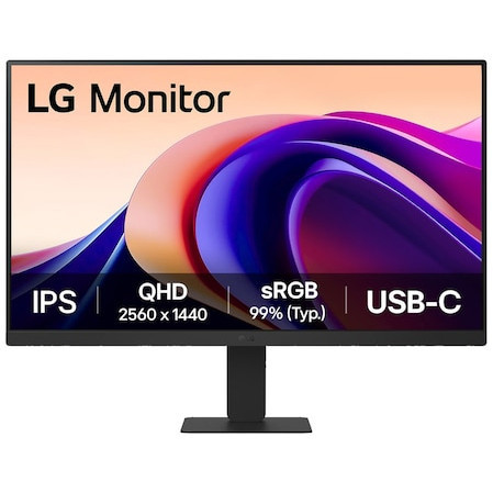 LG 24" 24U631A-B WQHD HDMI USB-C IPS 16:9 schwarz