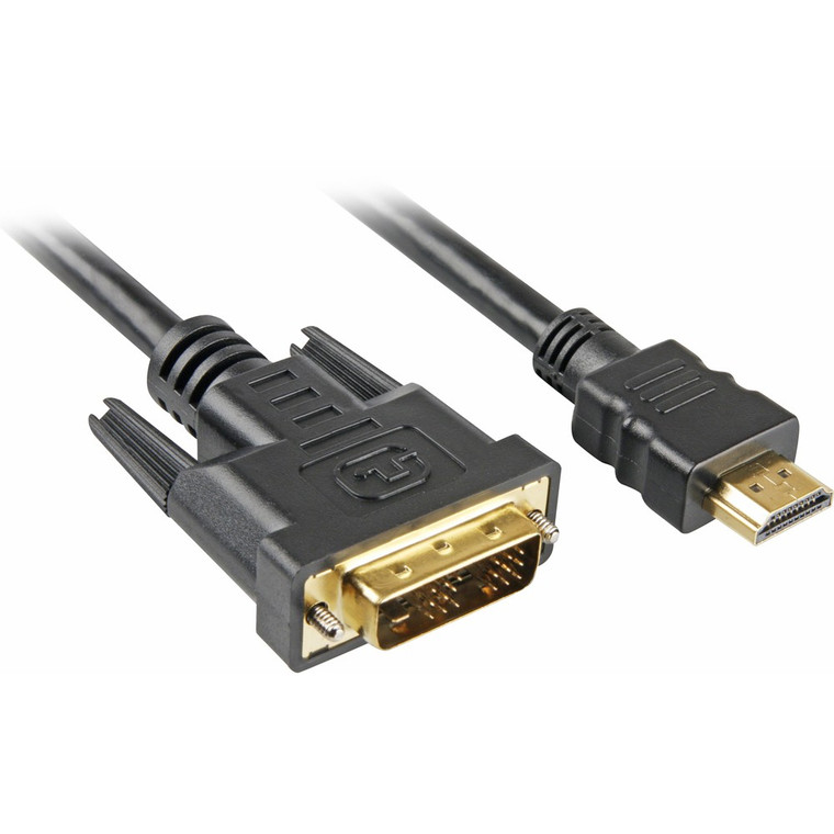 Sharkoon Kabel HDMI - DVI-D (18+1) 3m schwarz