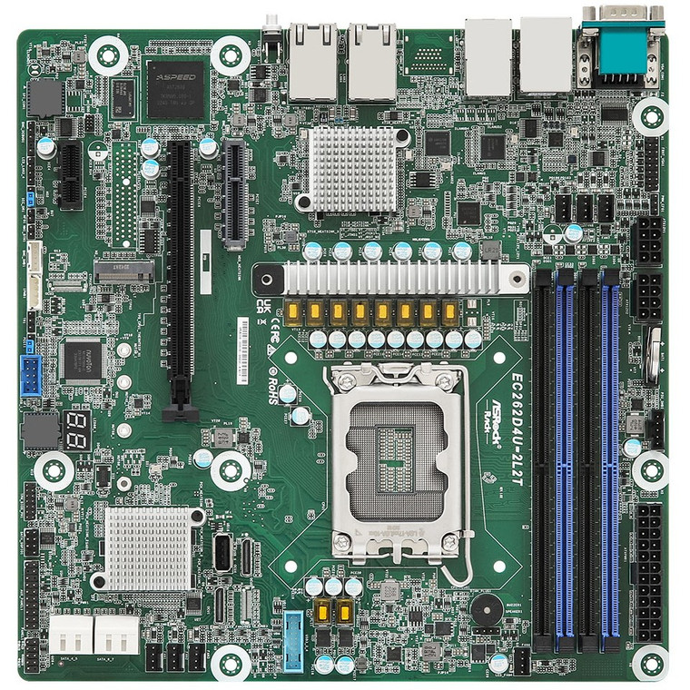 ASRock Mainboard EC262D4U-2L2T micro-ATX Sockel 1700 DDR5-only Single