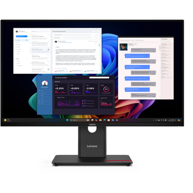 Lenovo ThinkVision T27UD-40 (27") UHD HDMI/DP/USB-C/DOC