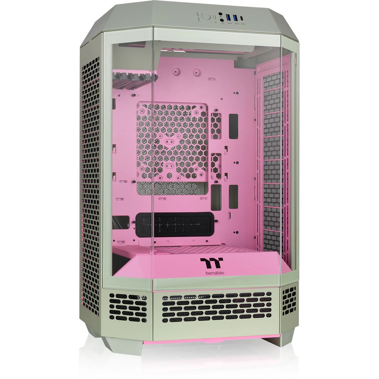 Micro Thermaltake The Tower 300 TG Matcha Plum