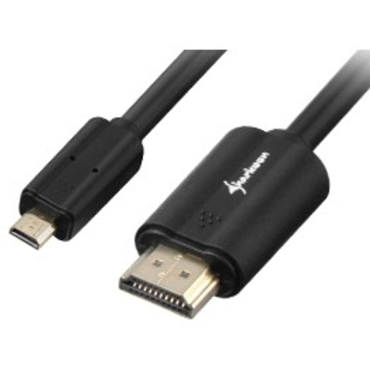 Sharkoon Kabel HDMI - micro HDMI 4K 1.5m schwarz Sharkoon Kabel HDMI - micro HDMI 4K 1.5m schwarz