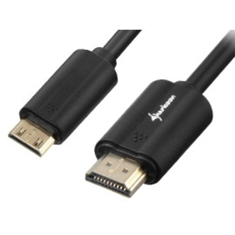 Sharkoon Kabel HDMI - mini HDMI 4K 3m schwarz Sharkoon Kabel HDMI - mini HDMI 4K 3m schwarz