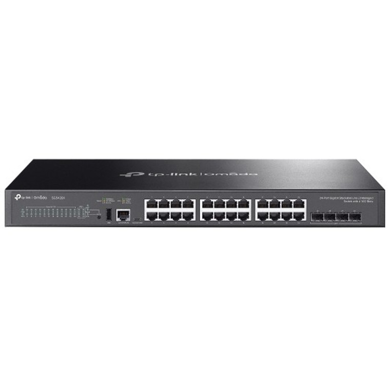 TP-Link Omada SG5428X(UN) 24-Port stack Lite L3 mgd Switch 4 10G Slots