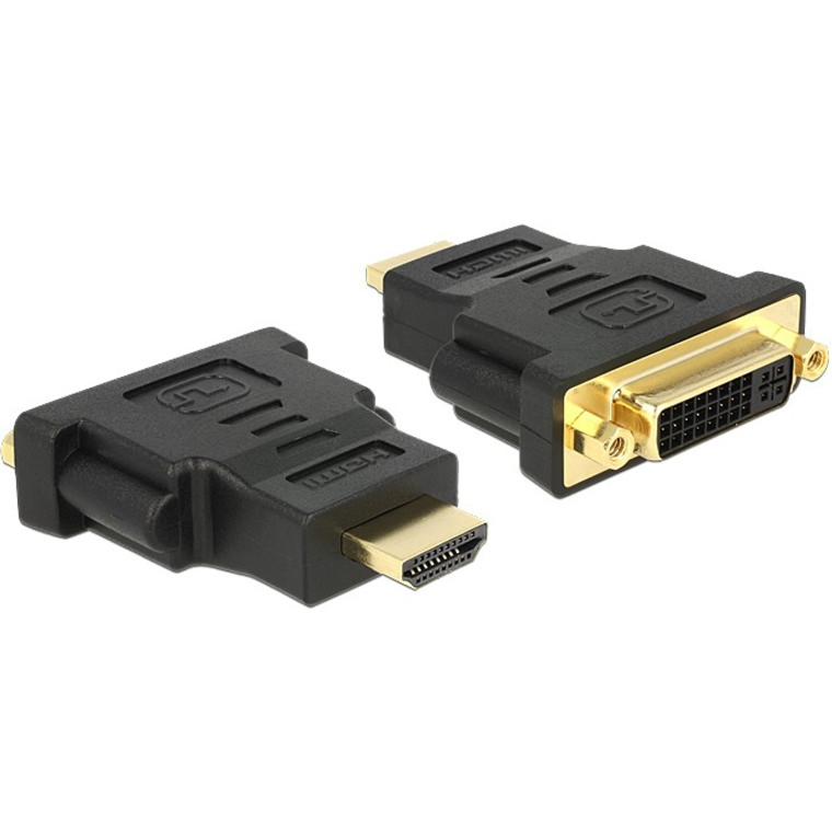 DELOCK Adapter HDMI Stecker  DVI 24+5 Pin Buchse