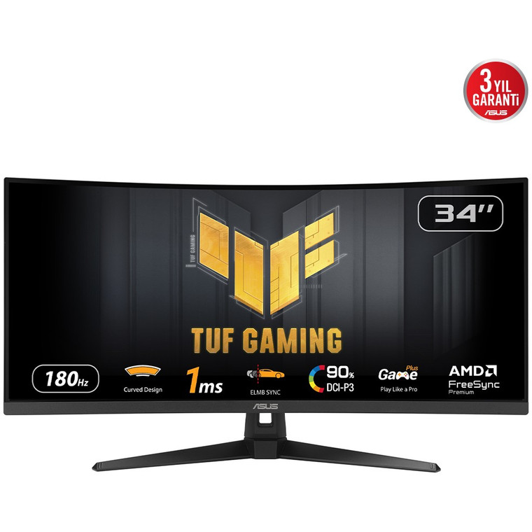 ASUS TUF Gaming VG34VQ3B 86.7cm (21:9) UWQHD HDMI DP