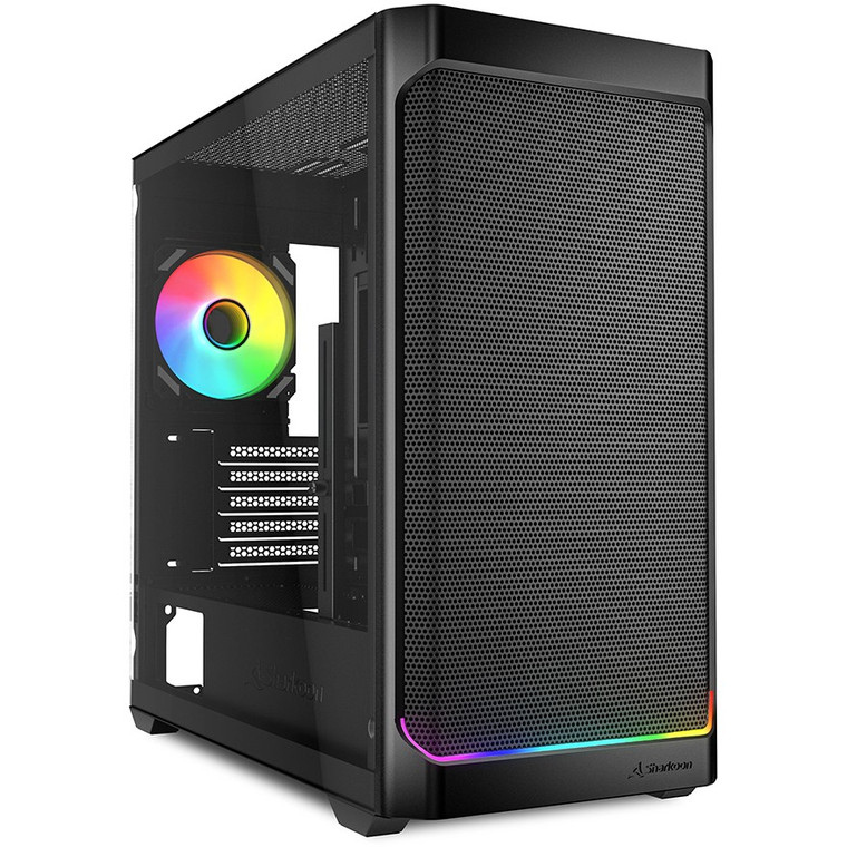 Sharkoon MK4W RGB Micro-ATX 1xGlas Black Sharkoon MK4W RGB Micro-ATX 1xGlas Black