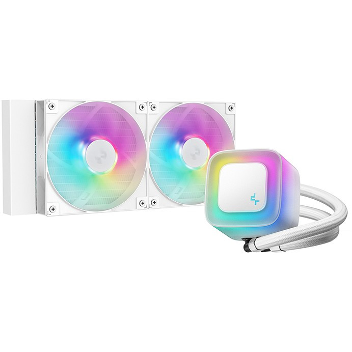 K Cooler Wasserkühlung Deepcool LE240 WH V2